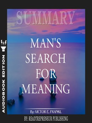 cover image of Summary of Man's Search for Meaning by Viktor E. Frankl